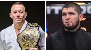 Жорж Сен-Пьер высказался о бое с Хабибом Нурмагомедовым