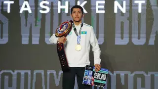 "До мурашек". Зал допел гимн Казахстана без музыки на ЧМ-2023