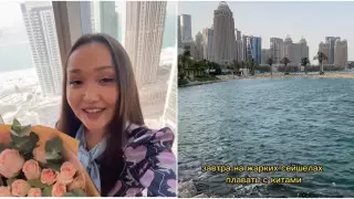 "Здесь работает 100 казахстанцев". Девушка похвасталась работой в катарских авиалиниях