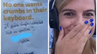 В сети обсуждают необычный способ знакомства в самолете