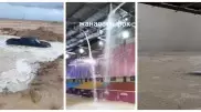 Улицы, дворы и здания затопило в Мангистау из-за ливня
