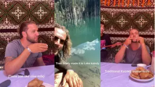 "Потрясающие люди, потрясающая еда". Американский турист влюбился в Казахстан