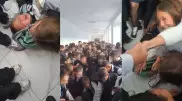 "Дети кричали и задыхались". Давка в школе Кокшетау попала на видео