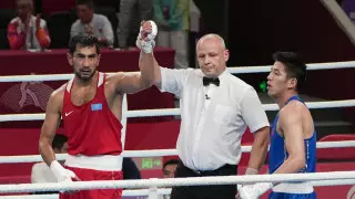 Чемпион мира из Казахстана избежал сенсации на Азиатских играх