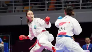 Казахстанская каратистка одолела двух чемпионок Азии и вышла в финал