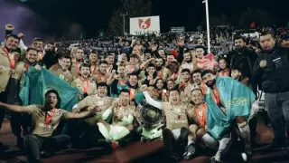 Файер-шоу и танцы в раздевалке, или Как Шымкент отпраздновал выход в Лигу чемпионов