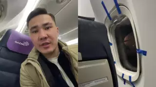 "Иллюминатор на изоленте": в Qazaq Air объяснили видео