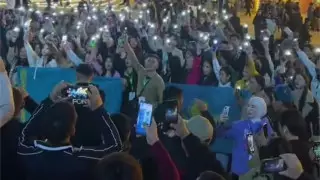 Казахстанцы раскачали парк в Ташкенте и получили предупреждение