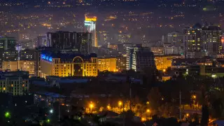 Магический кадр засняли в Алматы