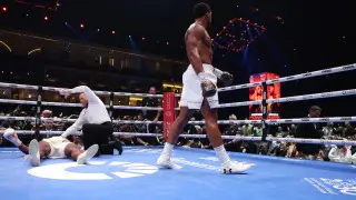 "Я засыпал на ходу". Нганну рассказал о последствиях нокаута в бою с Джошуа