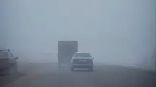 Густой туман накрыл Костанайскую область: на дорогах плохая видимость