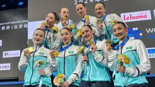 Казахстан обошел Китай в артистическом плавании и завоевал золото Кубка мира