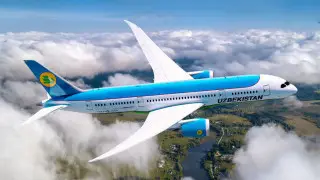 Самолет, летевший из Ташкента в Астану, вернулся в аэропорт вылета