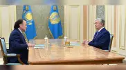 Президент Токаев встретился с Мухтаром Кул-Мухаммедом