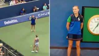 Казахстанская теннисистка проявила неуважение к персоналу на US Open