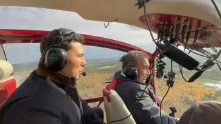 Над Боровым запустили вертолетные прогулки