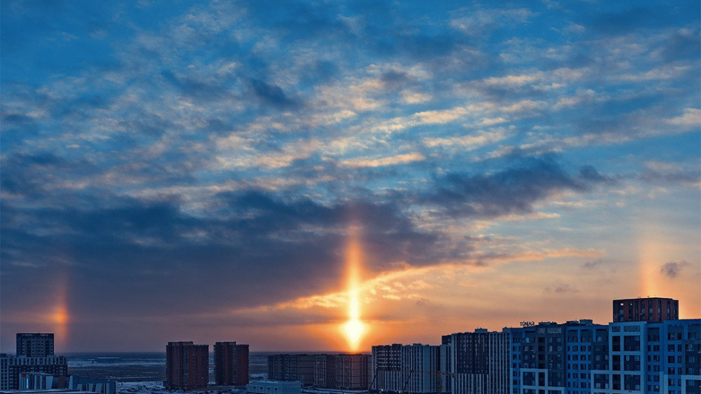 Природное чудо: два солнца заметили в Астане: 2024-12-05 16:45:33 - прочитайте