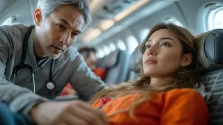 Врач из Павлодара спас жизнь женщине на борту самолета