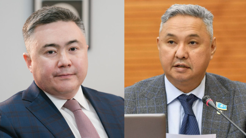Тимур Сулейменов, Азат Перуашев. Фото ©️ Tengrinews.kz / Турар Казангапов, parlam.kz