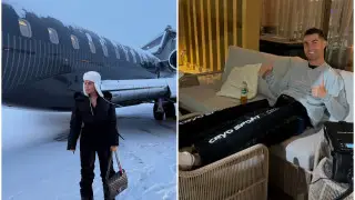 Самолет Криштиану Роналду “застрял“ в аэропорту из-за трещины на окне