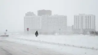 Резкое похолодание и снежная буря надвигаются на Казахстан