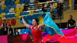 Казахстанка завоевала золото чемпионата Азии в Иордании