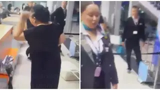 Громкий конфликт на видео: казахстанку сняли с рейса “из-за чемодана“