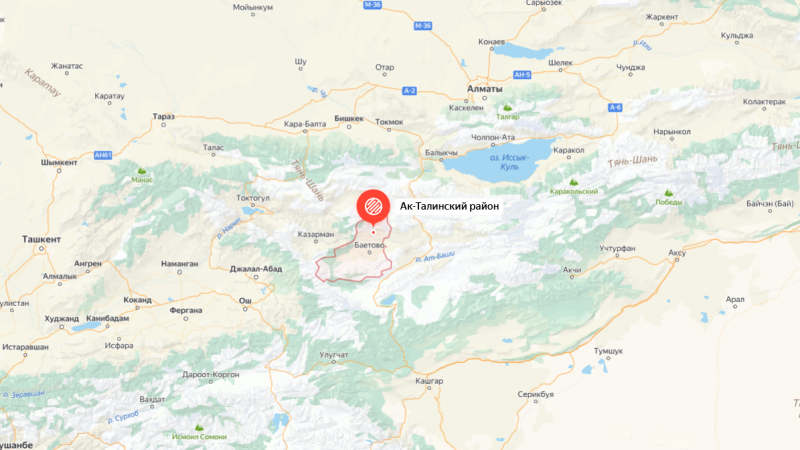 Скриншот Яндекс карты