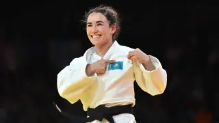Казахстанка Абиба Абужакынова завоевала историческую медаль на ЧМ по дзюдо