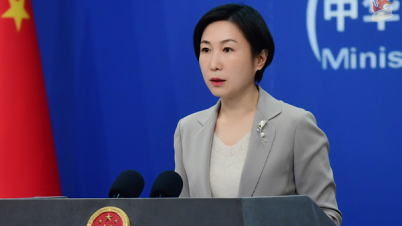 Официальный представитель МИД КНР Мао Нин. ©️ mfa.gov.cn
