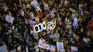В Тель-Авиве прошли массовые протесты против планов захвата Газы