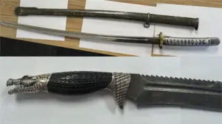 Сабля самурая и нож с головой крокодила: вещи из особняка Масимова продали за 10 миллионов тенге