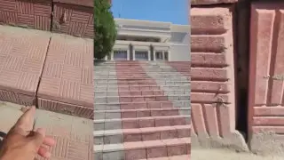 Отремонтированную лестницу возле акимата Мангистау снова будут чинить