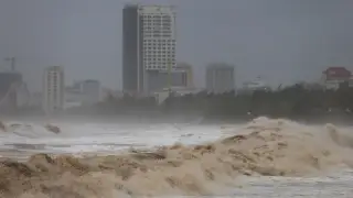 “Было очень страшно“. Казахстанцы показали заваленные деревьями дороги в Хайнане