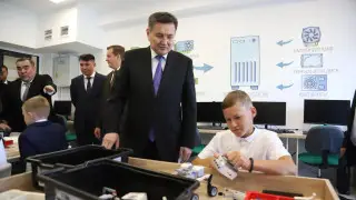 Новую школу открыли в Риддере