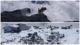 25 альпинистов застряли на Эльбрусе после обрыва канатной дороги