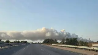 Небо над Алматинской областью затянуло густым дымом