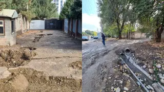 Ночной кошмар: как сейчас выглядит улица, “проглотившая“ авто после ливня в Алматы