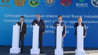 В Жамбылской области начали строительство двух крупных агропромышленных предприятий