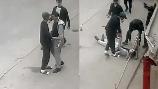 Ударил исподтишка: очередная разборка попала на видео в Алматы