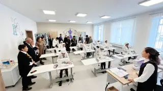 В Аягозе день открытых дверей в новой школе провели в необычном формате