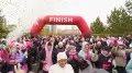 Pink Run: в Астане более 500 участников объединились ради здоровья и поддержки