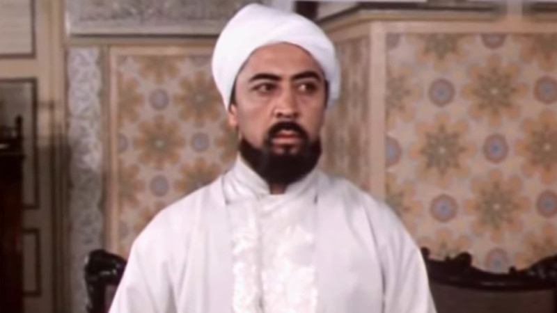 Якуб Ахмедов. Кадр из фильма "Огненные дороги"