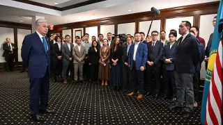 Токаев ознакомился с казахстанскими IT-стартапами, выходящими на международный рынок