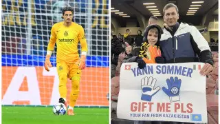 Вратарь “Интера“ исполнил мечту мальчика из Шымкента