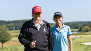 Внучка Дональда Трампа оконфузилась в дебютном турнире