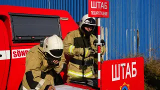 В Шымкенте прошли учения по гражданской защите