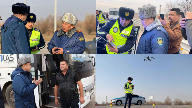 Фото ДП Жамбылской, Туркестанской, Актюбинской областей