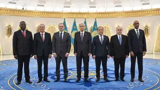 Новые послы начали работу в Казахстане: Токаев принял верительные грамоты