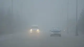 Астану накрыл густой туман: как выглядит город сегодня